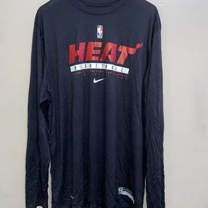 Nike NBA Miami Heat Dri-Fit Team Issue Practice Shirt CV3965 Men 2XL-T NEW